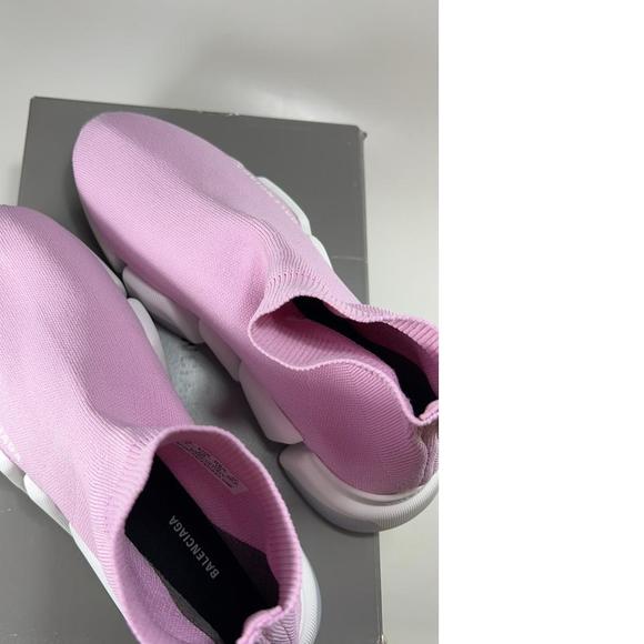 women's Recycled pink Knit Speed 2.0 Stretch Sock Sneakers E604 - Picture 7 of 12